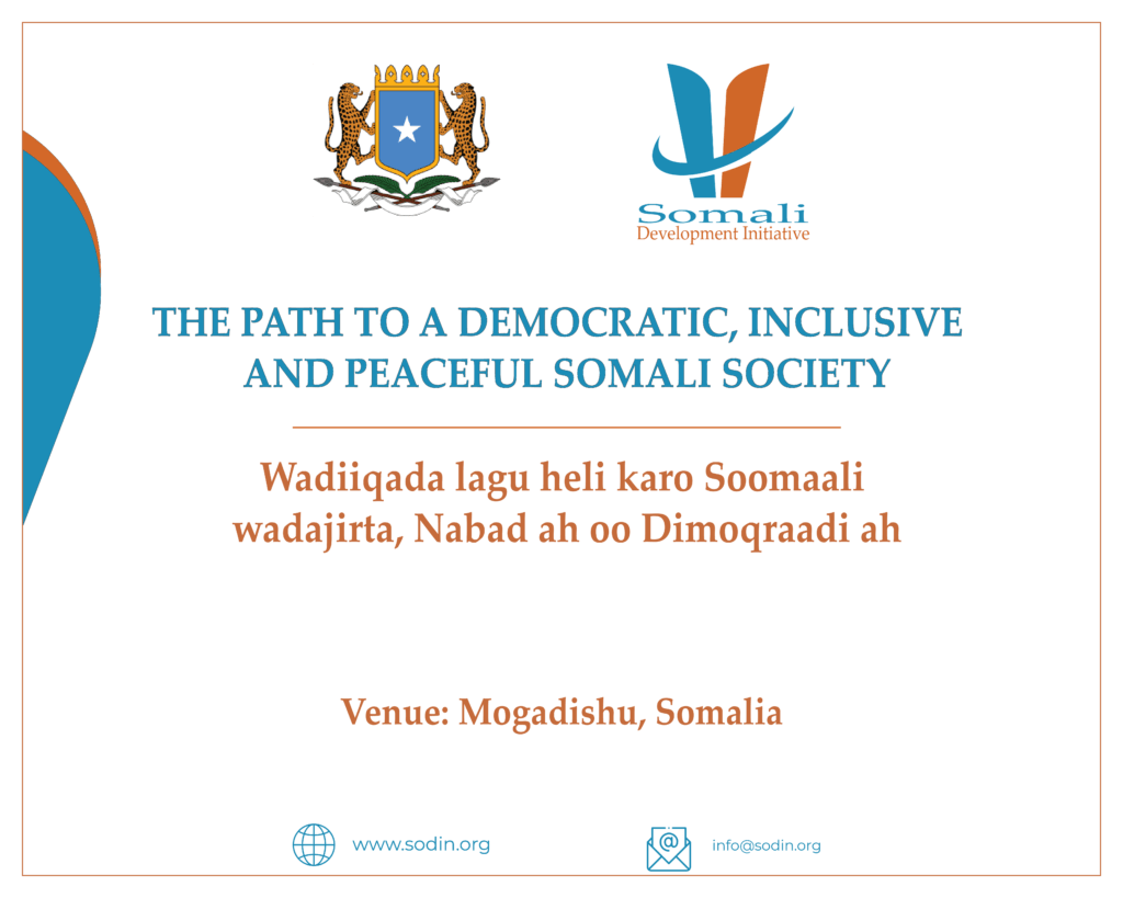 The Path To a Democratic, Inclusive and Peaceful Somali Society